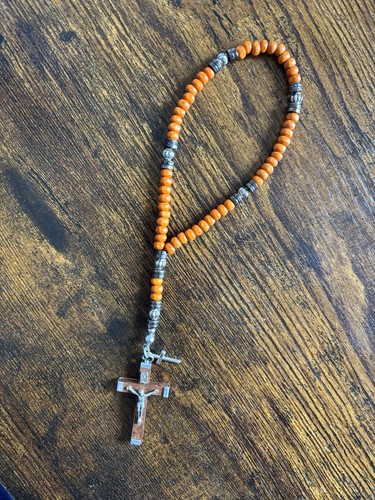 Rosary cross crucifix handmade - cross,