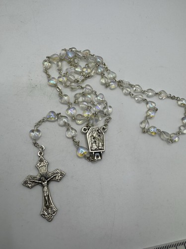 Vintage italian lourdes rosary - italian,