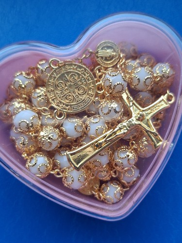 Catholic rosary necklace - catholic,
