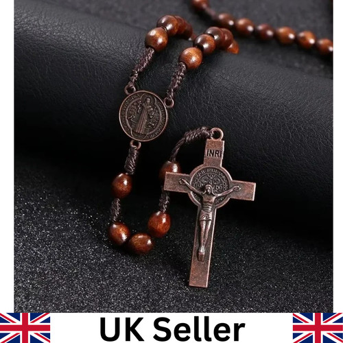 Wooden rosary cross - cross, handmade