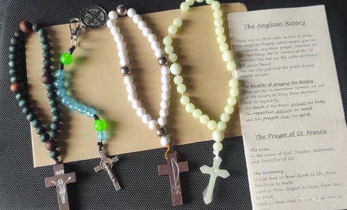 Random anglican rosary - 4, beads