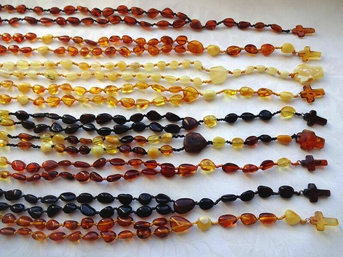 Genuine baltic amber - amber, catholic