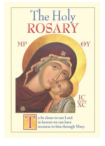 Holy rosary wallet card - holy,