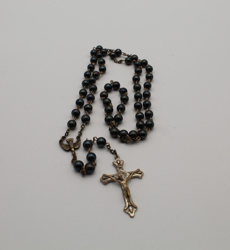 Catholic rosary black - rosary,